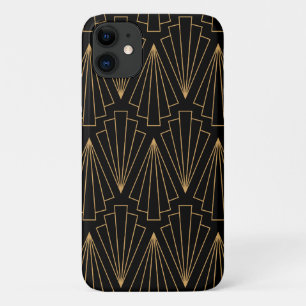 Case-Mate iPhone Case Motif Gold et Black Art Déco