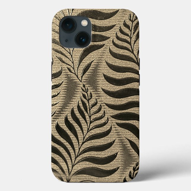 Coques Case-Mate iPhone Motif Gold Leaf (Verso)