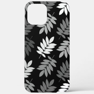 Case-Mate iPhone Case Motif Grande Feuille Elder Noir Blanc Gris