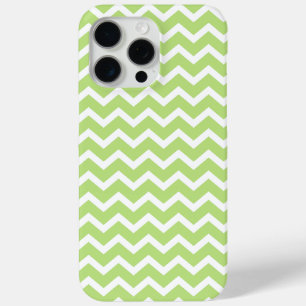 Coque iPhone 15 Pro Max Motif Green ZigZag Chevrons
