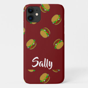 Case-Mate iPhone Case Motif hamburger sur le marron