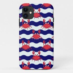 Coques Pour iPhone Motif heureux de crabes