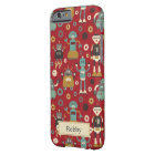 Motif illustré rétros par robots d'amusement