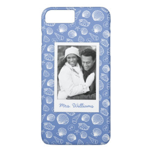 Coque iPhone 8 Plus/7 Plus Motif impertinent   de coquillage votre photo et