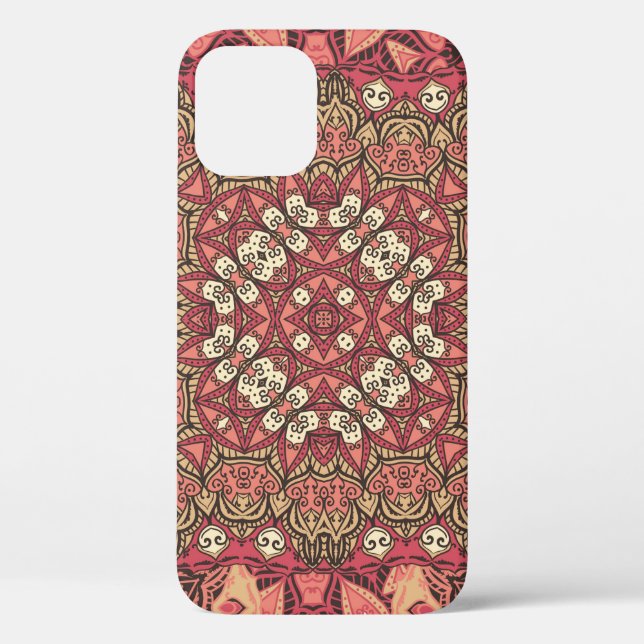 Coques Case-Mate iPhone Motif indien abstrait médaillon. Boho et gypsy  (Verso)