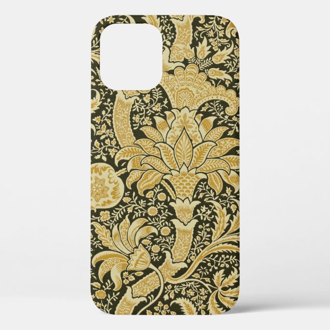 Coques Case-Mate iPhone Motif indien d'or, William Morris (Verso)