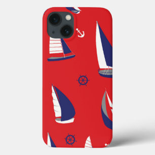 Etui iPhone 13 Motif Lean Sailboat