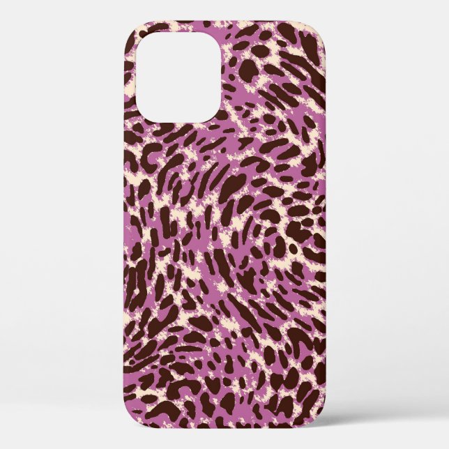 Coques Case-Mate iPhone Motif léopard, Empreinte de léopard, Poster de ani (Verso)
