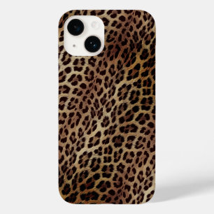 Coque Pour iPhone 14 Motif léopard, tigre, peau de léopard, élégant,