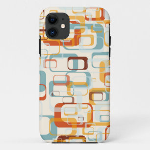 Case-Mate iPhone Case Motif les années 70 Rétro Dans Les Tons Bleu Ora