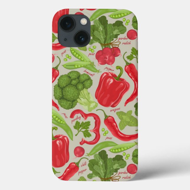 Coques Case-Mate iPhone Motif lumineux des légumes frais (Verso)