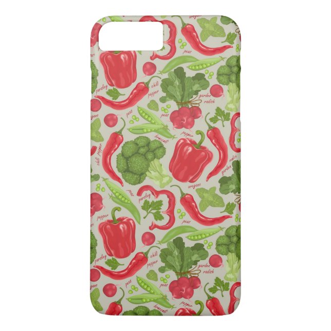 Coques Case-Mate iPhone Motif lumineux des légumes frais (Dos)