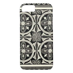 Coque iPhone 8/7 Motif Mandala noir et blanc par Vision Studio