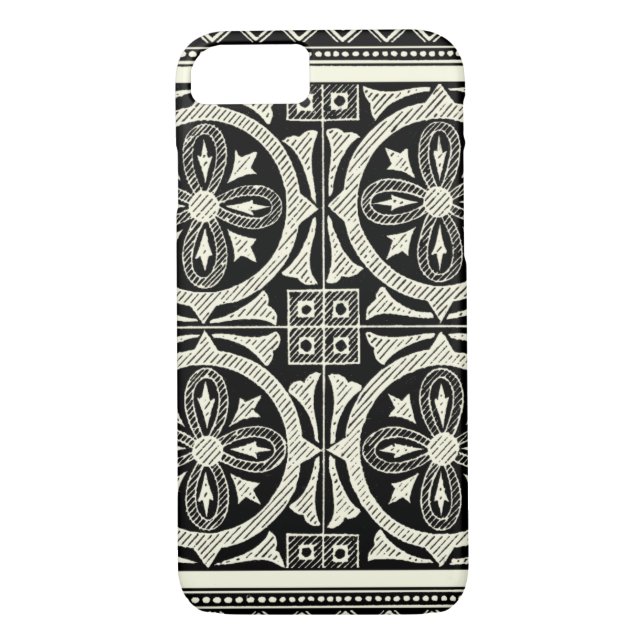 Coques Case-Mate iPhone Motif Mandala noir et blanc par Vision Studio (Dos)