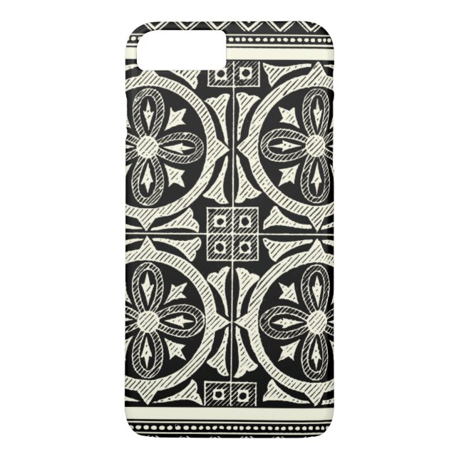 Coques Case-Mate iPhone Motif Mandala noir et blanc par Vision Studio (Dos)