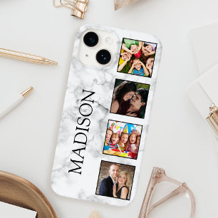 Coque Pour iPhone 14 Motif Marbre blanc en pierre