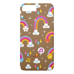 Coques Pour iPhone motif mignon d'arcs-en-ciel