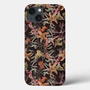 iPhone 13 Case Motif minable de vie marine