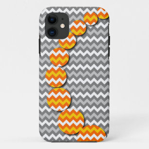 Case-Mate iPhone Case Motif moderne Jaune Grey Chevron Zigzag