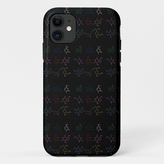 Coques Case-Mate iPhone Motif moléculaire (Dos)