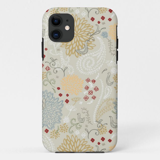 Coques Case-Mate iPhone motif montrant le jardin bouclé (Dos)
