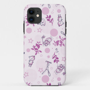 Coques Pour iPhone motif montrant les animaux vintages de bébé