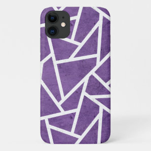 Case-Mate iPhone Case Motif mosaïque violet et blanc