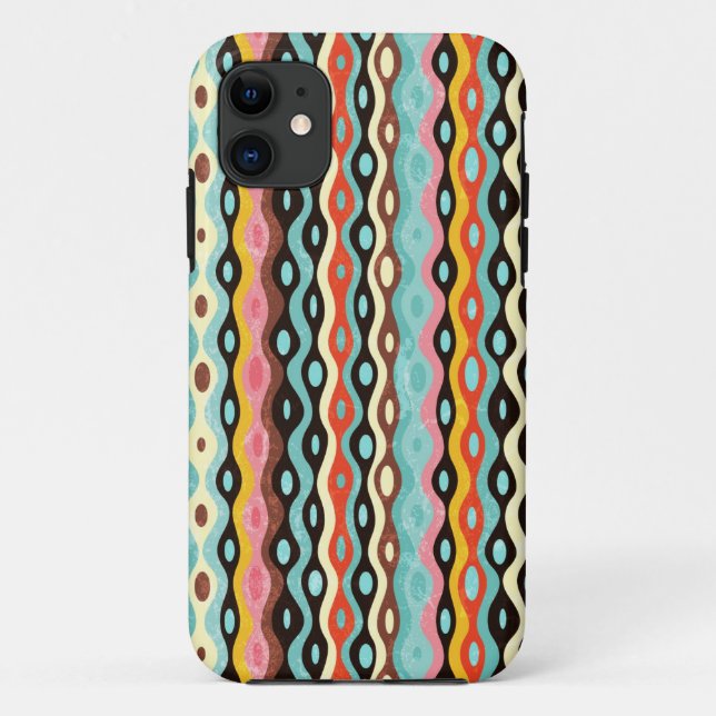 Coques Case-Mate iPhone motif multicolore Abstrait (Dos)