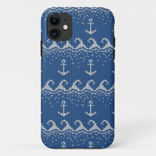 Coque iPhone 11 Motif nautique de Knit