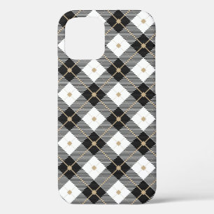Case-Mate iPhone Case Motif noir noir blanc plaqué