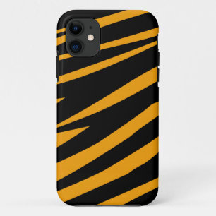 COQUES POUR iPhone MOTIF NOIR ORANGE DE RAYURES DE TIGRE