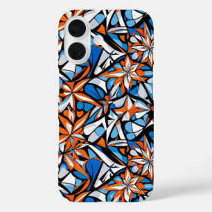 Coque Pour iPhone 16 Motif numérique géométrique abstrait moderne 50