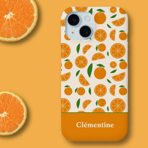 Coque Pour iPhone 15 Motif orange