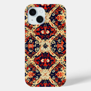 Coque Pour iPhone 15 Motif ornemental coloré