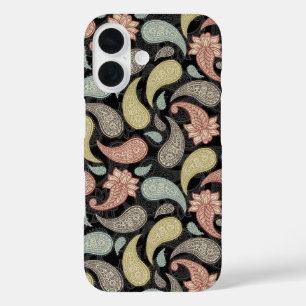 Coque Pour iPhone 16 Motif Paisley