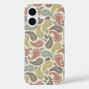 Coque Pour iPhone 16 Motif Paisley