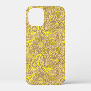 Case-Mate iPhone Case Motif paisley jaune marron