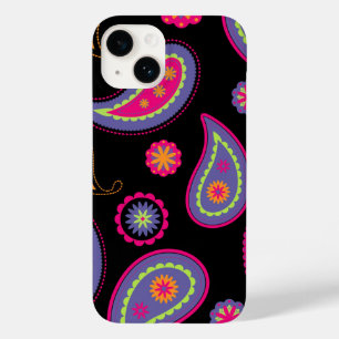 Coque Pour iPhone 14 Motif Paisley sans couture Coloré