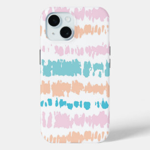 Coque Pour iPhone 15 Motif Pastel Batik