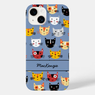 Coque Pour iPhone 14 Motif personnalisé Cat