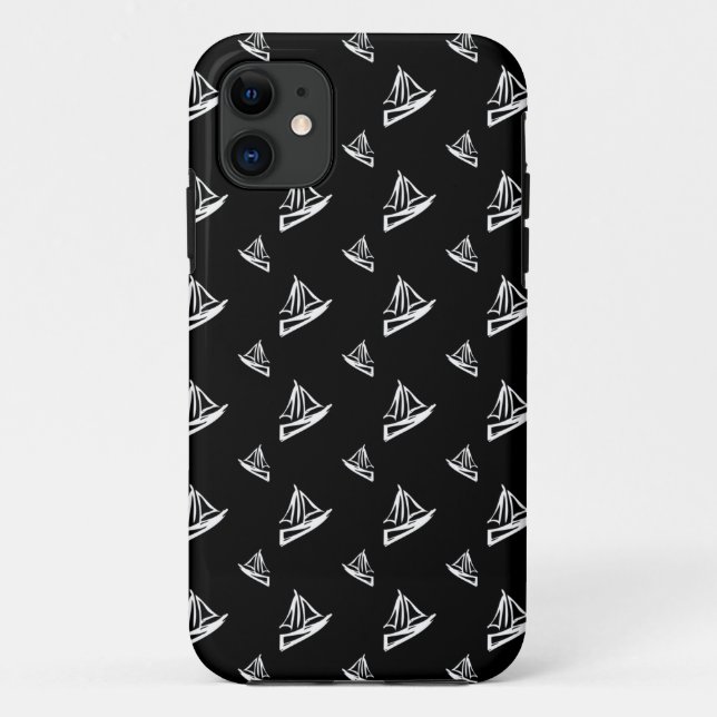 Coques Case-Mate iPhone Motif peu précis de voilier (Dos)