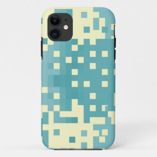 Case-Mate iPhone Case Motif Pixel bleu et cyan