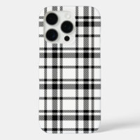 Motif plat classique noir et blanc tatan