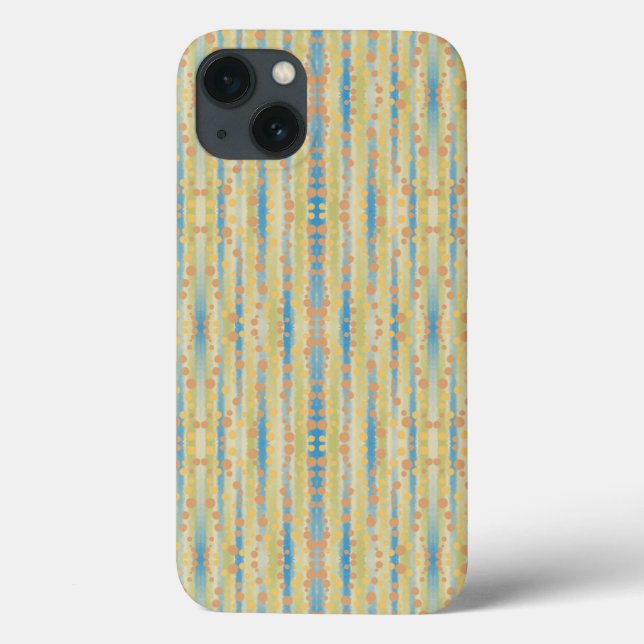 Coques Case-Mate iPhone Motif Pois vertical aquarelle (Verso)