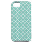 Motif Quatrefoil Aqua Mint