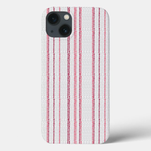 Coques Case-Mate iPhone Motif rayé à points. (Verso)