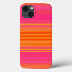 Case-Mate iPhone Case Motif rayé rose et orange