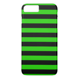 Coque Case-Mate Pour iPhone Motif rayé vert et noir gras