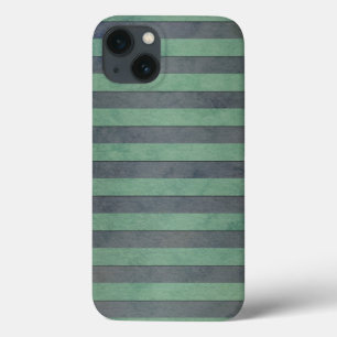 Etui iPhone Case-Mate Motif rayé vert sauge et gris