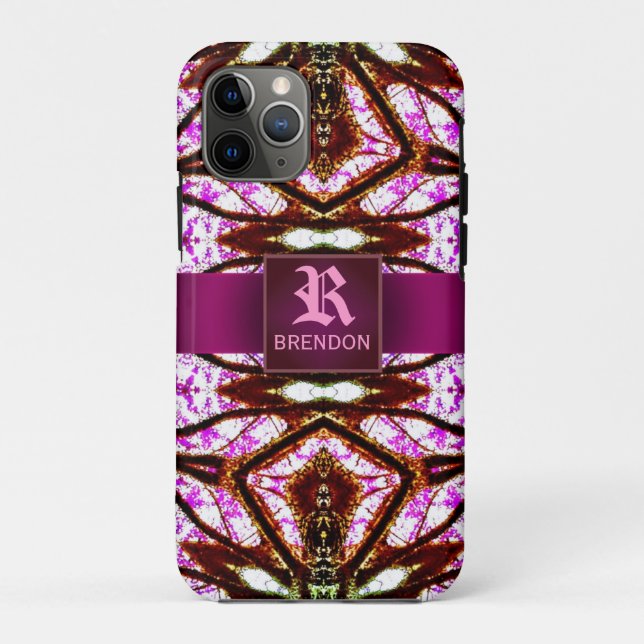Coques Case-Mate iPhone Motif rose Batik du nouvel âge (Dos)